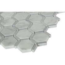 Honeycomb White Carrara & Light Bardiglio