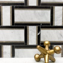 Interlace Malasia Gray, Lagos & Nero Marquina