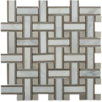 Lattice Athens Gray & Asian Statuary & Wooden Beige