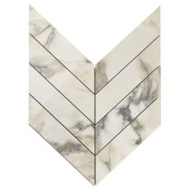 Lithe Calacatta Rustico 2x8 Chevron Polished