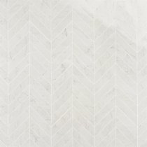 Lithe Carrara Giola 2x8 Chevron Polished