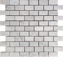 CARRARA 1X2″ HONED