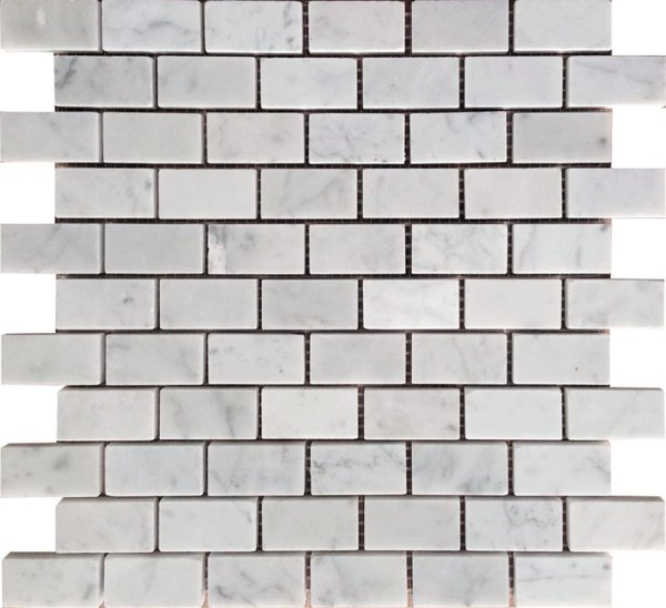 CARRARA 1X2" HONED