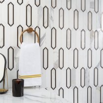 Madelyn Calacatta - Marquina, Calacatta & Brass