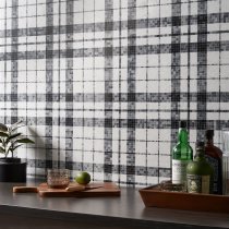 Madras Plaid Bardiglio - Thassos, Nero Marquina, & Bardiglio