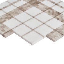 Madras Plaid Wooden Beige - Thassos, Athens Gray, & Wooden Beige