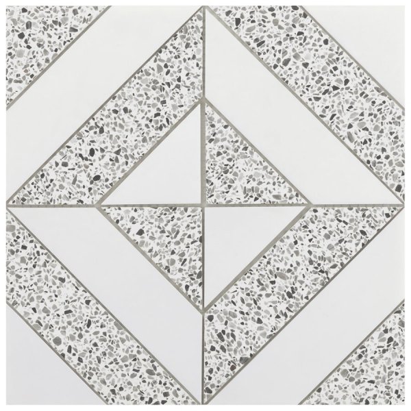 Minna Diagonals Bianca Truffle - Tibet White & Terrazzo