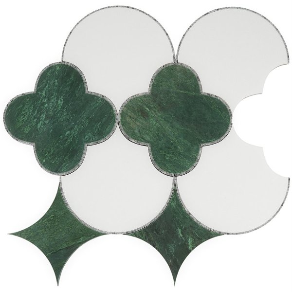 Fiore Verde - Verde Green, Crystal Tech & Burlington Line