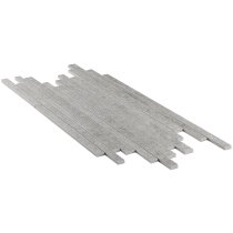 Olympic Gray Thin Strip Mosaic