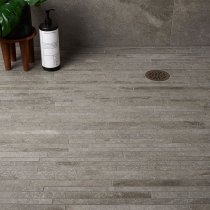 Olympic Gray Thin Strip Mosaic