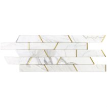 Oracle Trapezoid Calacatta Gold & Brass