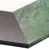 Pari Verde - Nero, Dark Green & Carrara Polished