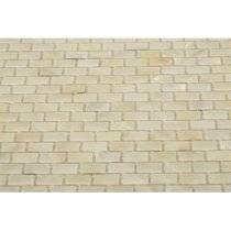 Pearl White Flat Mini Brick