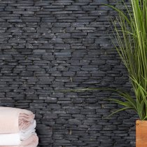 Pebblestone Alor Black Stacked Sliced Natural Stone