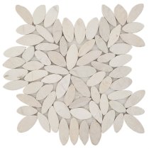 Pebblestone Flower Lovina White Natural Stone