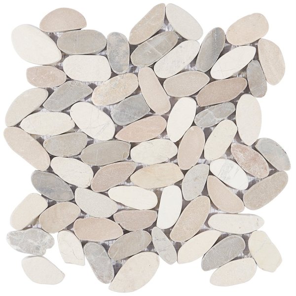 Pebblestone Lombok Sliced Flat Oval Natural Stone