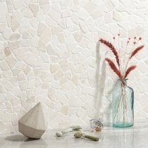 Pebblestone Lovina White Tumbled Natural Stone