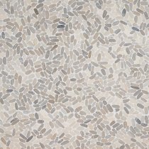 Pebblestone Prambanan Grey Sliced Flat Oval Natural Stone