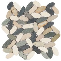 Pebblestone Raja Ampat Sliced Flat Oval Natural Stone