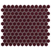 Simple 2.0 Rimmed Plum 1″ Hexagon