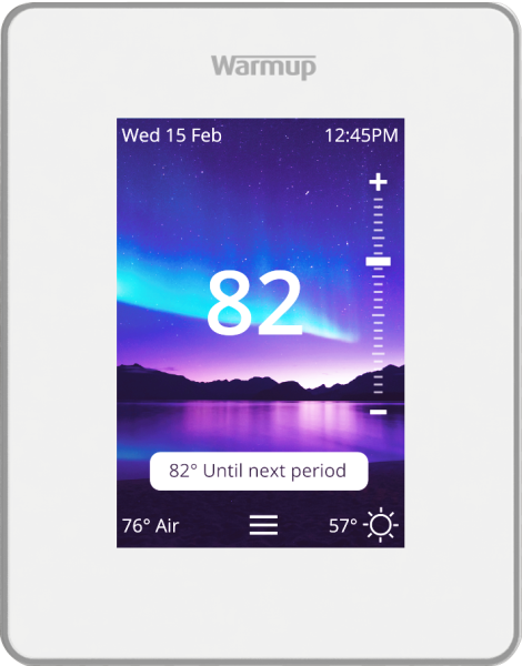 Warmup 7iE Wi-Fi Smart MATTER Thermostat White