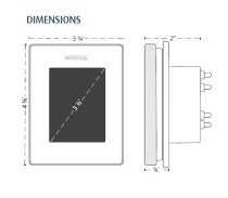 Warmup 6iE NEW Wi-Fi Smart Thermostat White