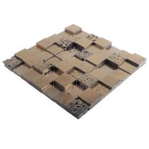 Art Lava Blocks 3D Metallic Bronze