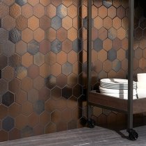 Art Lava Hexagon Metallic Bronze