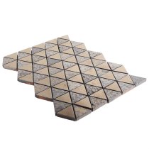 Art Lava Triangles Metallic Bronze