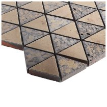 Art Lava Triangles Metallic Bronze