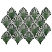 Baroque Glass Capri Green 3x4″ Fishscale Polished