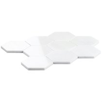 Bianco Dolomite Premium 4" Hexagon Polished