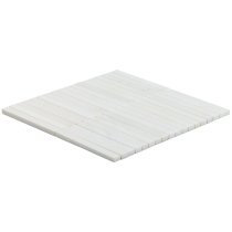 Bianco Dolomite Premium Stacked Mosaic Honed